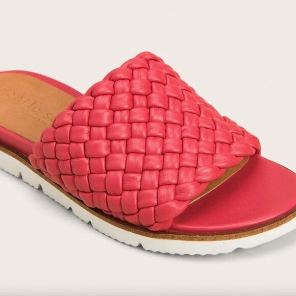 New! gentle souls - Lavern Lite Braided Slide Sandal - Picture 2 of 9